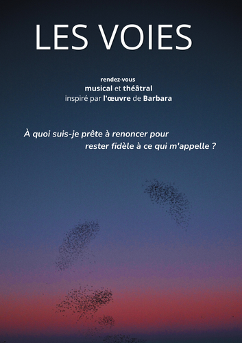Affiche Desirée Barbara Les voies